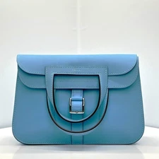 Hermes Hérmes Halzan Mini Celeste 72483682
