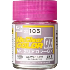 GSI Creos MR. HOBBY Mr. Clear Color GX GX Clear Pink GX105 18ml Made in Japan