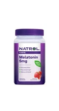 NEW Natrol Melatonin 5mg Sleep Aid Gummies - Strawberry - 140ct - EXP 9/2026