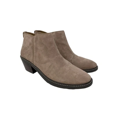 Sam Edelman Pryce Botines Mujer Talla 9 Tostado Gamuza Cuero Puntera Almendra - Imagen 1 de 4