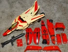 1985 TRANSFORMERS G1 JETFIRE COMPLETE EXCEPT for MOUNTING POD