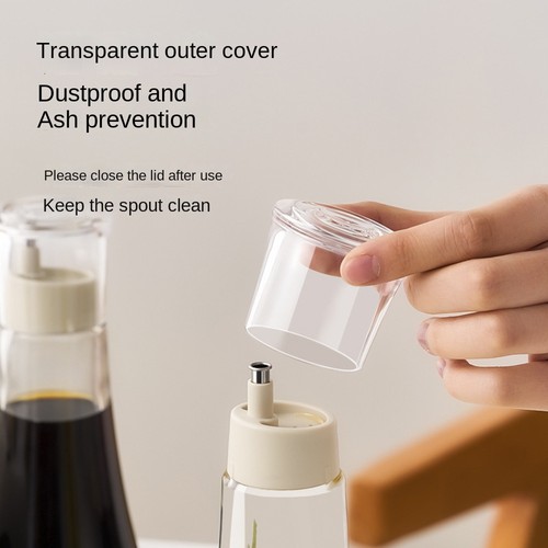 with Lid Glass Mouthwash Dispenser Portable Oil Sprayer Travel - Picture 3 of 14