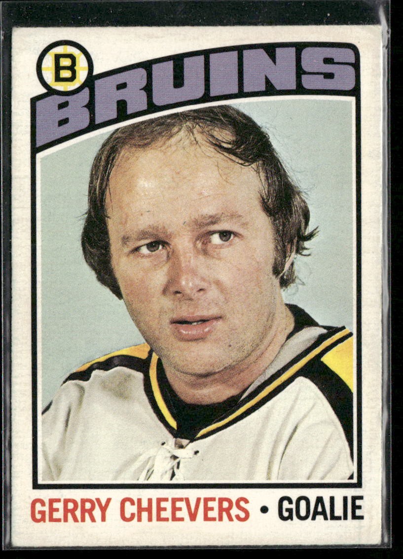 1976-77 O-Pee-Chee Gerry Cheevers #120 Boston Bruins