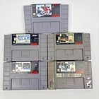SNES Super Nintendo Sports Game Lot NHL 95 Madden 96 College Slam Live Untested