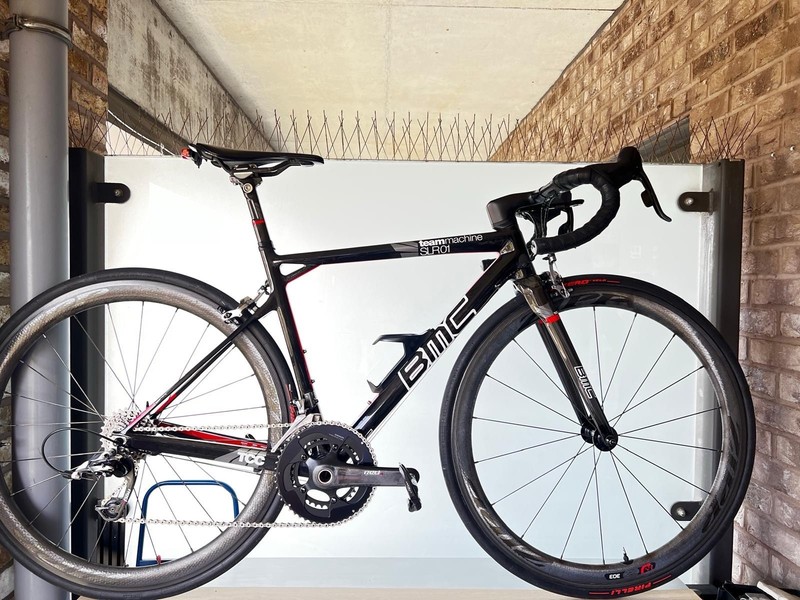 BMC Teammachine  SLR01 Road Bike 47CM Full Sram Red Zipp 303 Carbon Wheels