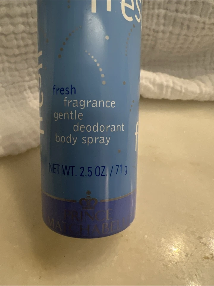 Spray corporal Prince Matchabelli Fresh White Musk 2,5 OZ para mujer NUEVO 🌸 aroma clásico Foto 4 de 4