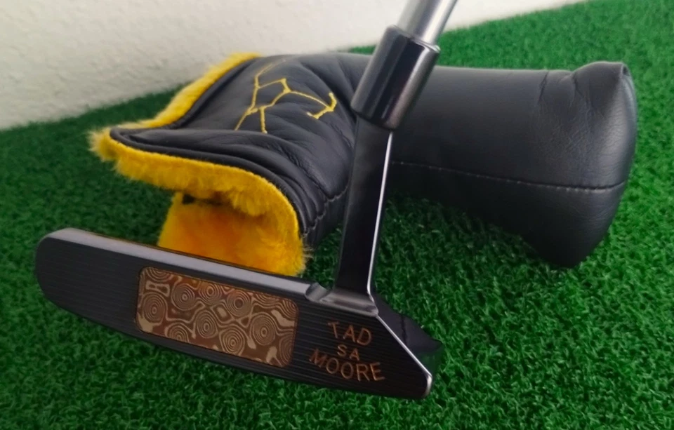 Rare Tad Moore Orion II Celestial Series Ltd. Putter 35¼" w/ Mokume-Gane Insert - Image 2 of 4