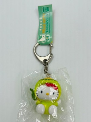 Hello Kitty Kamikochi Kappa Mascot Keychain 2001 Sanrio Japan Y2K Unopened Rare