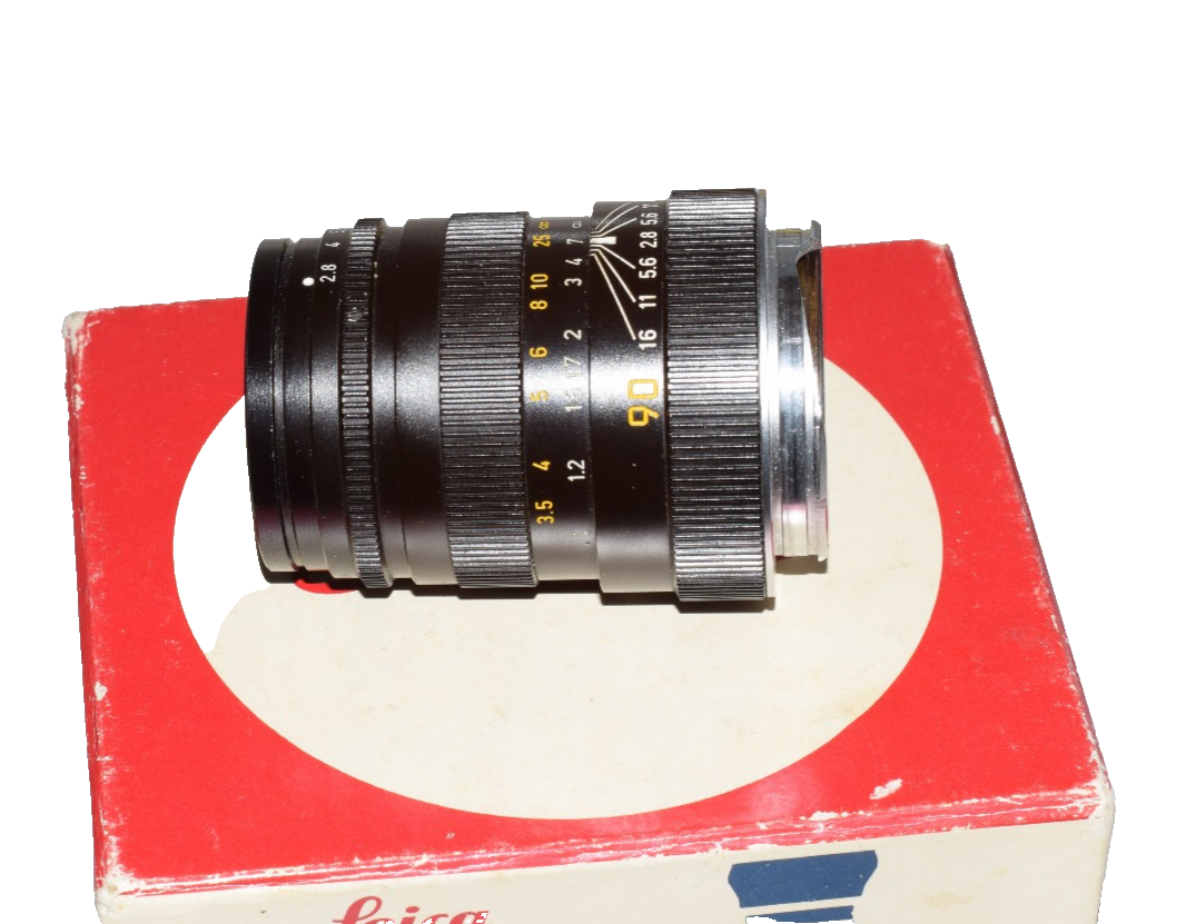 LEICA 90MM F2.8 TELE ELMARIT M + BOX 11800 | eBay
