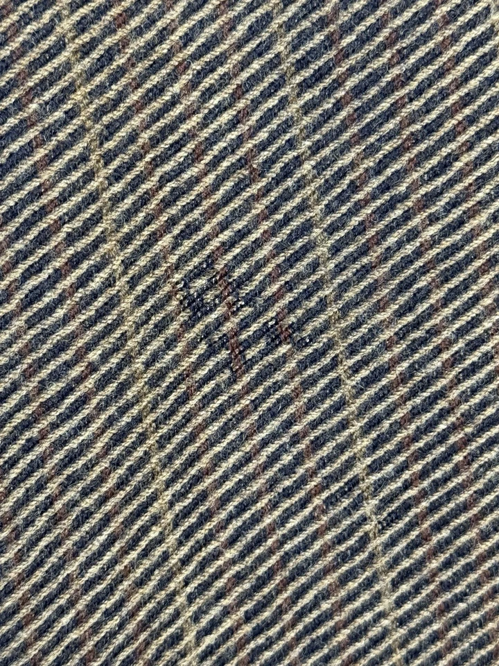 Traje De Colección Giorgio Armani Hecho en Italia Cedric Cuadros/Rayas Lana Marrón 42 L Foto 4 de 4