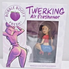 Bobble Booty Fresh CELLA Twerking Air Freshener GAG GIFT~Vanilla Cake Batter NEW