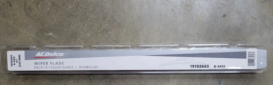 Escobilla limpiaparabrisas para sedán ACDelco 8-4413 19192665 ^ Foto 2 de 2