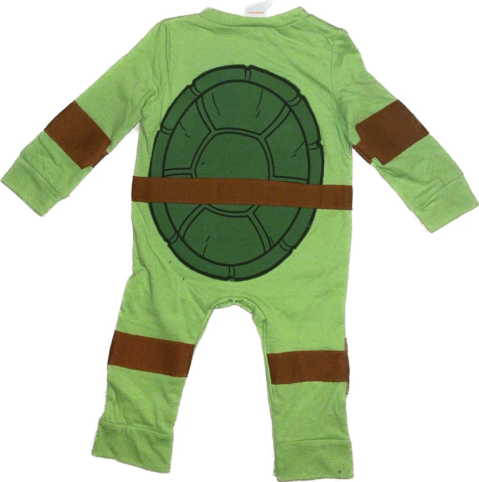 Rubíes Adolescentes Mutantes Tortugas Ninja Bebé 6-12 Meses Disfraz Falta Letra R Foto 2 de 2