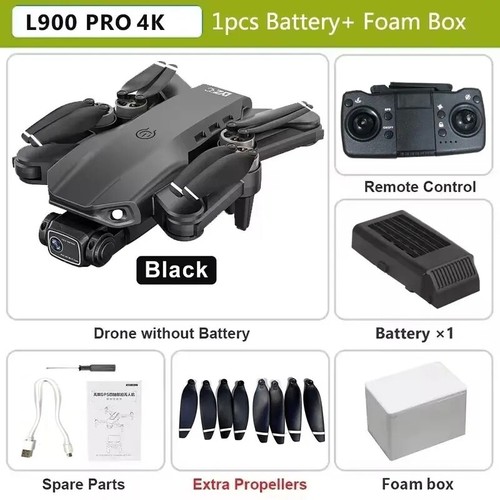 L900 Pro Max GPS Drohne Dual Kamera 5G Wifi 360° Hindernisvermeidung RC Drohne Spielzeug - Bild 25 von 28