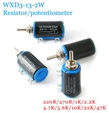 WXD3-13-2W Precision multi-turn wire-wound potentiometer 220  470  1K 2.2K 47K 