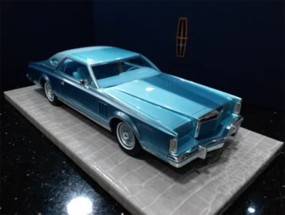 105-005 AMC 1/18 リンカーン Continental MarkV AMC 1/18 Lincoln Continental Mark V 1979 Blue #122 | eBay