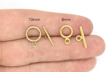 14k Gold Filled Toggle Clasp,  Findings for Jewelry Making,8mm,11mm