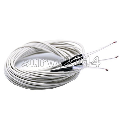 2/5/10/50PCS 100K ohm 3950 1% NTC Thermistor With Cable For 3D Printer Reprap