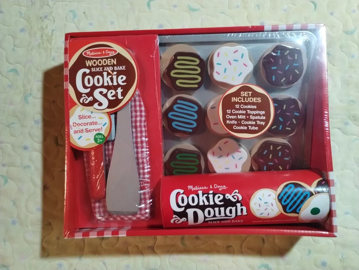 Melissa and doug wooden cookie set sales