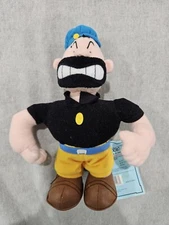 Popeye Brutus Plush CVS Toy With Tags Vintage 1999 Stuffins 8”