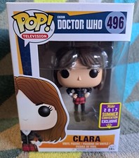 Clara Pop 496 - Doctor Who Funko Pop! Vinyl 2017 Fall Convention + Protector