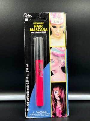 2023 New MIP Amar Sales Company Neon Pink Hair Mascara Water Washable 0.35 fl oz