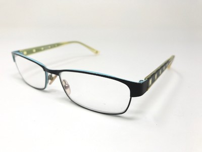 LIZ CLAIBORNE L362 01S6 Eyeglasses Frame 54-16-135 Black/Green Polish ...