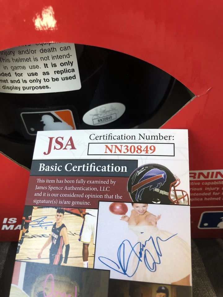 Marco Luciano Signed Autographed Full Size Giants Replica Helmet WOW ~ JSA COA - Image 3 of 3