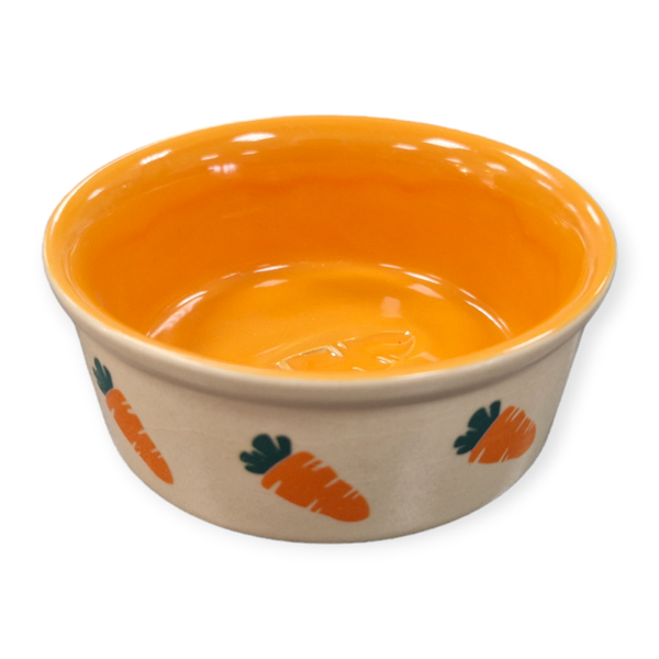"Nobby Nager Keramiknapf \"Carrot\" Ø10 X 4 Cm 180Ml Napf Hamster Meerschweinchen"-image
