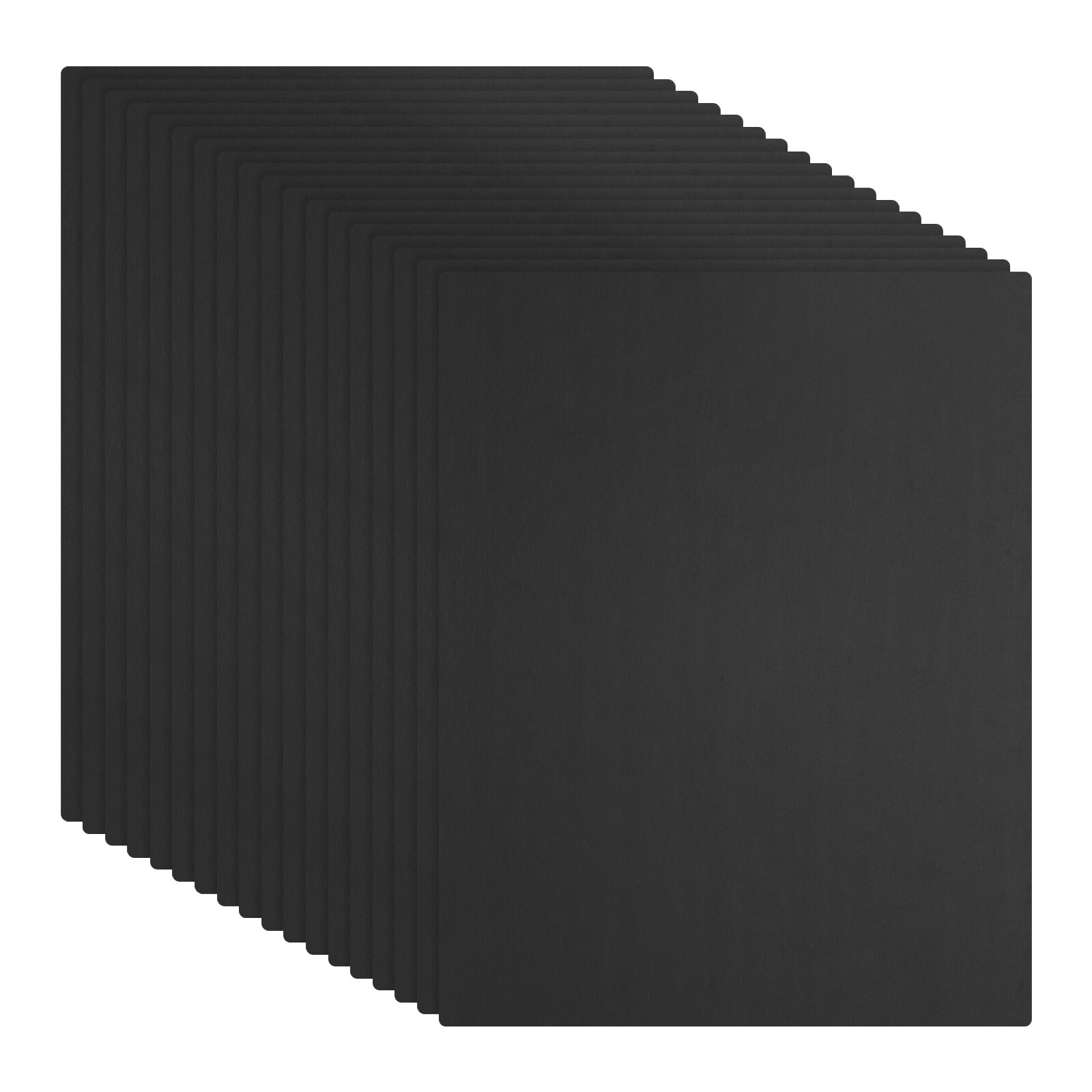 25 PCS Black Foam Board 11x14 Inch, 3/16 Inch Thick Foam Poster Board