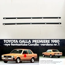 for TOYOTA Corolla E70 KE70 TE71 TE72 sedan 2D outer door belt weatherstrip seal