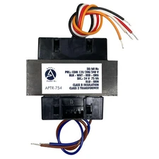 Appli Parts APTR-754 Transformer 120/208/240 V to 24 V, 75 Va, Foot Mount, Unive
