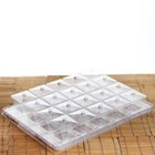 2.25" Clear Plastic Cups with Lids and Serving Tray Wedding Disposable Tableware