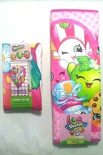 Shopkins Shower Curtain / Foam Bath Mat Rug Bathroom Set NWT Kids,Girls,Pink