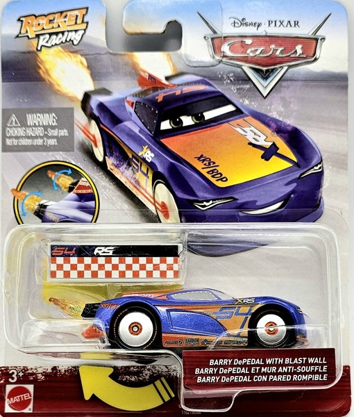 Barry Depedal Actionfigur Disney Pixar Cars Mit Blast Wall Spielzeug Neu & Ovp-image