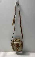 Vintage 90s Dooney Bourke Bone All Weather Leather Small Crossbody Bag
