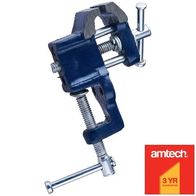 Amtech  25 mm Gusseisen Mini Baby Schraubstock und Klemme Tischplatte Werkbank Modellbau