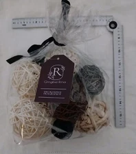 Assorted Decorative Orbs/Woven Spheres/Wicker Rattan Balls by Qingbei Rina