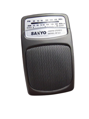 SANYO RP-62 FM/AM Portable Radio Classic with Speaker Vintage