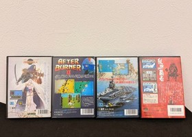 Sega Saturn Game Software Set Of 4