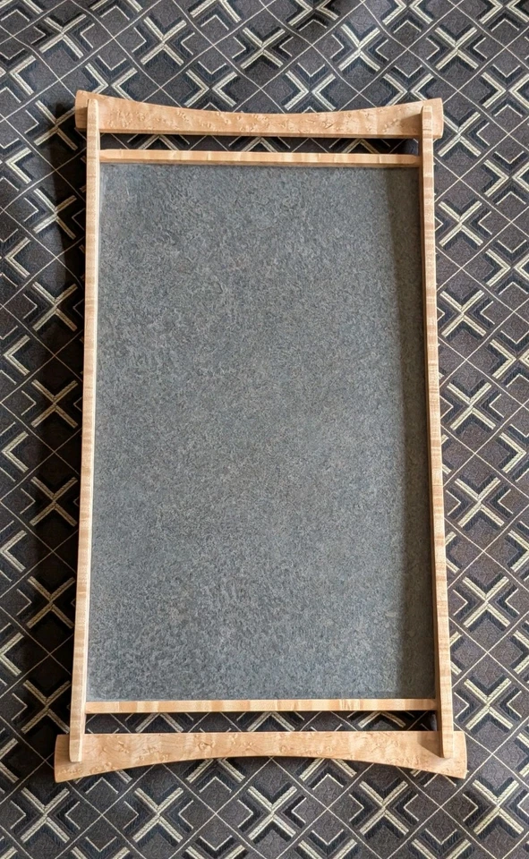 Bandeja para servir Davin & Kesler Inc ojo de pájaro arce grande 24 X 12 pulgadas  Foto 3 de 4