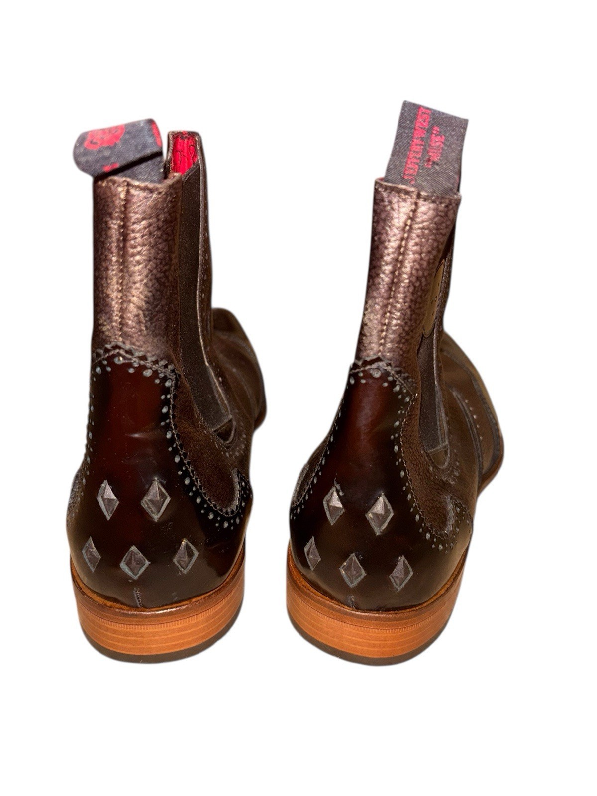 Jeffery West pointed Leather men’s Boot Nwt size 10 image 2