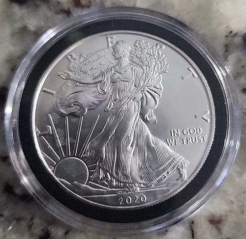 2020 American Silver Eagle Uncirculated 1oz .999 Fine Silver (D-21)