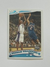 CHARLIE VILLANUEVA 2005-06 TOPPS CHROME ROOKIE RC CARD #198. rookie card picture