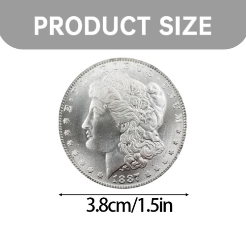 1891-P Morgan Dollar $1 Silver Coin - Picture 3 of 21