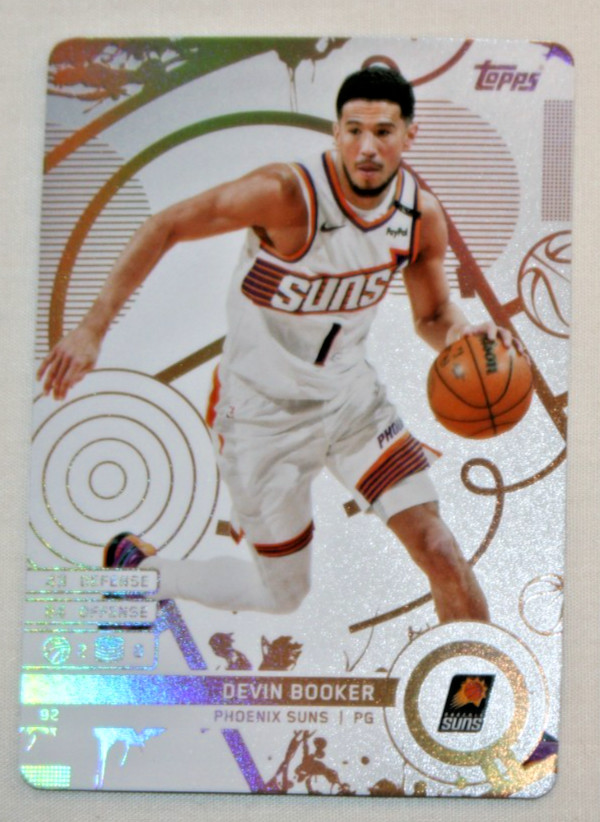 DEVIN BOOKER 2025 MATCH ATTAX WHITE #92 PHOENIX SUNS