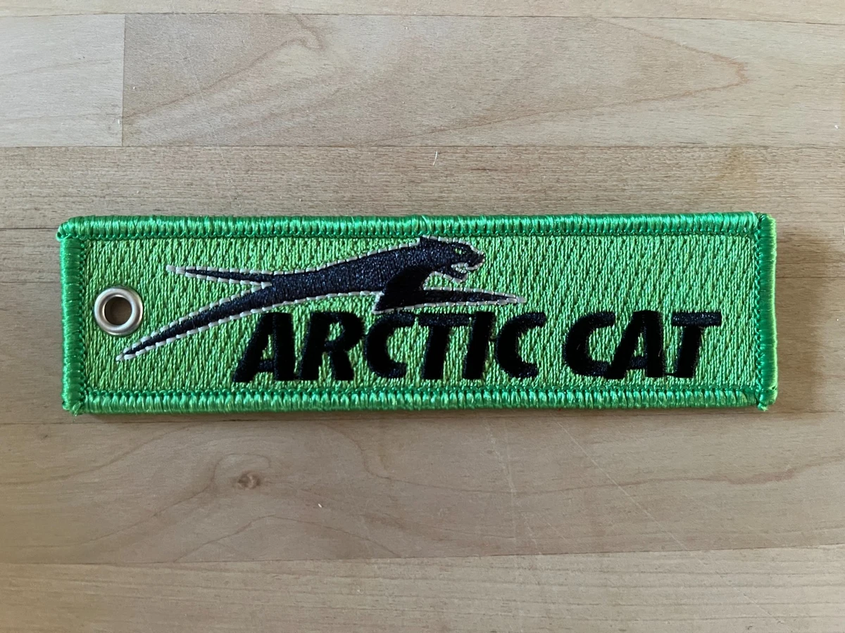 Arctic Cat Embroidered Key Chain Snowmobiles Quads ATVs Red Orange Green