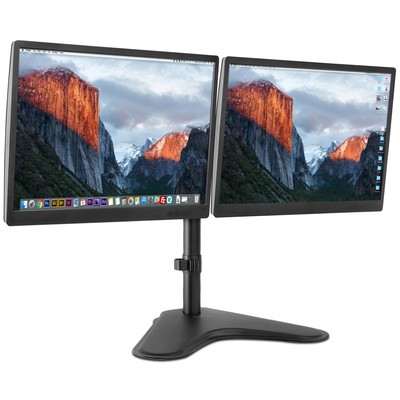 Mount-it! Dual Monitor Stand For Desk - Double Monitor Mount For 2 Scr