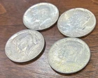 4 1964 Kennedy Silver Half Dollars