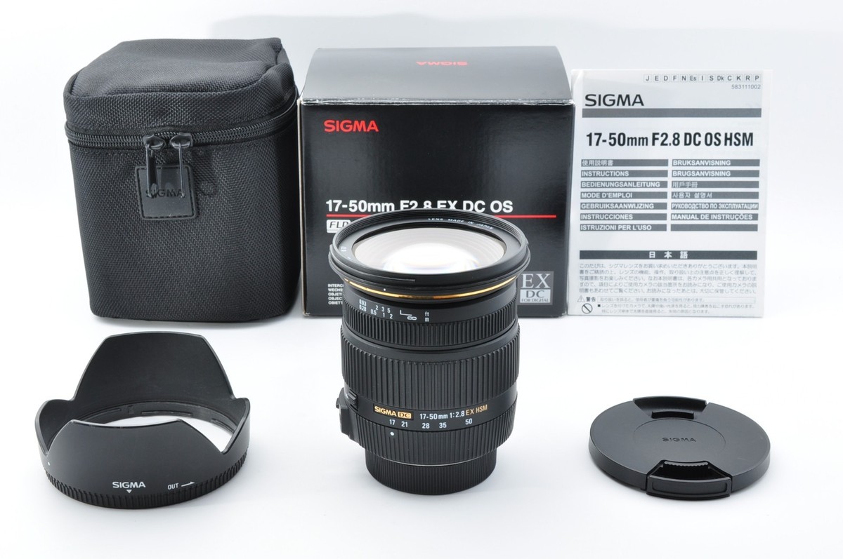 Mint w/Box] Sigma 17-50mm F2.8 EX DC OS HSM Canon EF-S